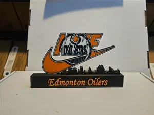NHL - Nike x Edmonton Oilers display