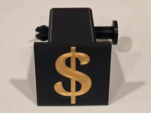 Dollar Sign 2" trailer hitch cover