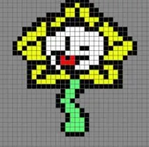 Flowey Pixel Art Puzzle Toy – 3D Printable Fan Art — Фото 5 из 5