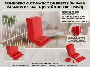 Comedero para Pájaros /Universal Bird Cage Feeder