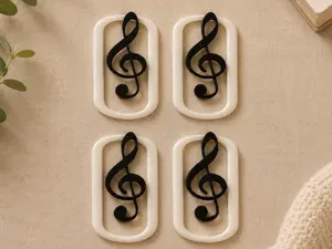 Music Paperclip Bookmark - Treble Clef