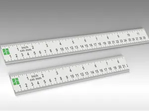 Dual Unit Ruler Metric and Inch 220mm and 300mm LG