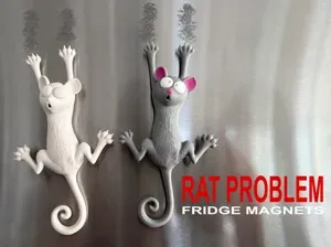 Rat Problem Fridge Magnet