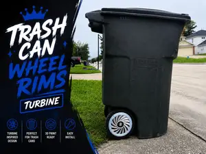 The TURBINE | Trash Can Wheel Rims