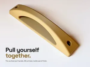 Arched pull handle