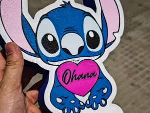 Stitch customizable piggy bank