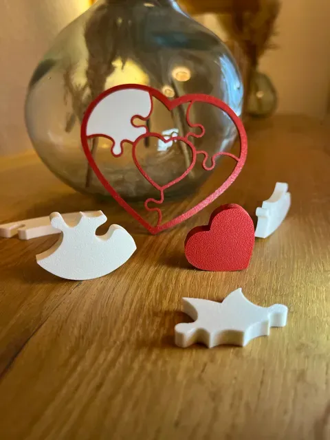 Herz-Puzzle – 7 Teile, 1 Liebe — Image 5 of 5