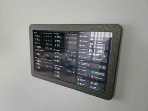 Customizable wall tablet mount holder