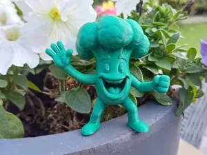Happy Broccoli Figur – Funny Vegetable Character
