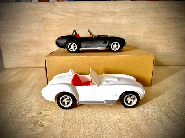 1967 Shelby Cobra Car Model Multi-part & size! — Image 5 of 12