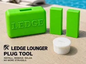Ledge Lounger Plug Tool | Pool Chair Drain Wrench