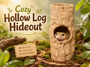 Cozy Hollow Log Hideout