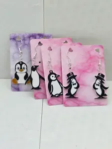 Penguin Earrings