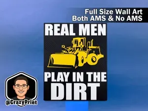 Fun Construction Wall Art / Sign - No AMS