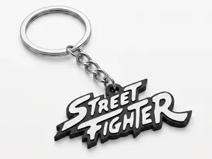 Street Fighter Logo Keychain – Arcade Fighting