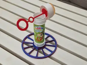 Soap bubble holder