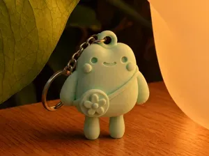 Cute Frog Keychain - bag charm