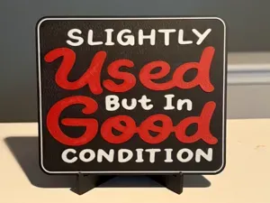 SLIGHTLY USED BUT IN GOOD CONDITION