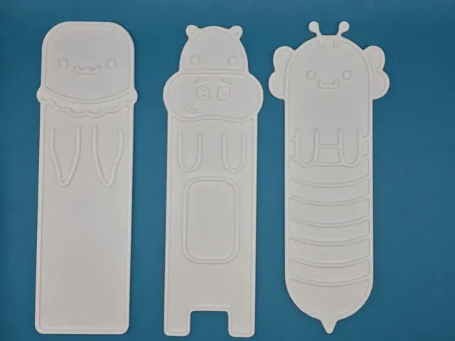 Bee Hippo Sea Lion Bookmark Coloring Craft — Image 2 of 2