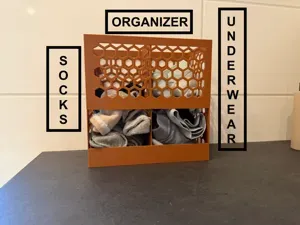 Socks & Underwear Organizer 2 in 1