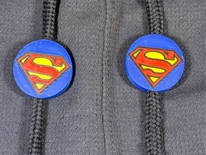Superman Drawstring Charm