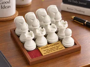 Pawn to Queen – Tablero de rompecabezas de ajedrez