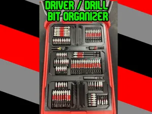 Milwaukee Packout 100pc Driver/Drill Bit Organizer