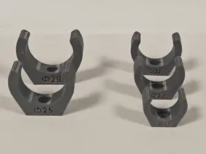Small Pipe & Tube Clips | 16-28mm (M3)
