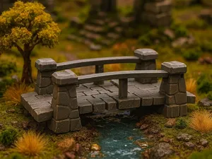 Small stone bridge - Wargame Scatter Terrain