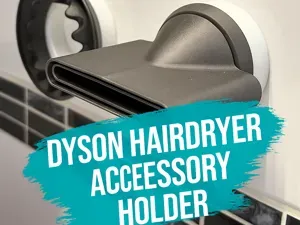 Wall-holder for Dyson Air Dryer accessories