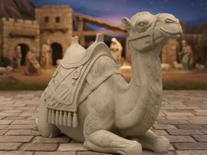 Cammello seduto per presepe natività natale