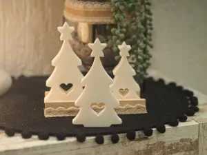 Christmas tree with heart