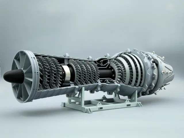 3d Printable Turbojet Engine