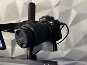 Camera Mount for Monitor Arm - 3 Adjustable Angles