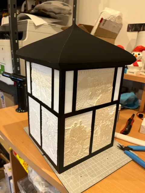 Big Lithophane Lantern with family pictures — Фото 2 из 4