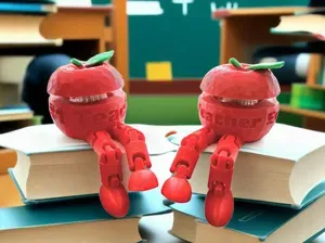 Apple Buddy Clicker Toy