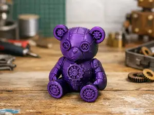 Steampunk-Baerchen mit Zahnradherz