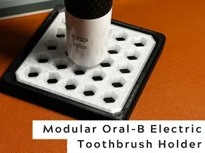 Modular Oral-B Electric Toothbrush Holder