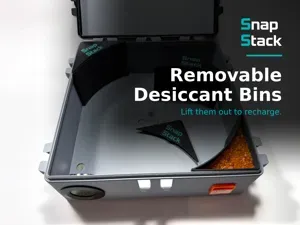 Desiccant Bin | Parametric | Filament Dry Box