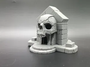 Skull Dungeon Entrance – Dark Fantasy RPG Terrain