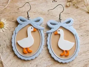 Goose Earrings