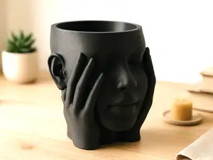 Face Pen Holder –  Artistic Desktop Storage Cup