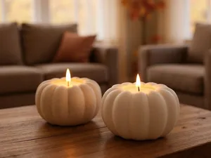 Autumnal Pumpkin (LED) Tealight Holders