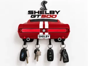 Shelby GT500 – Support mural porte-clés