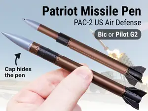 Patriot Missile Pen | Pilot G2 or Bic | PAC-2