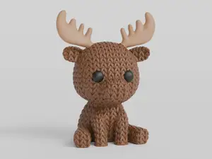 Knitted Moose