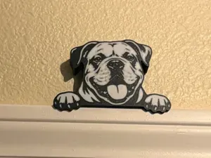 English Bulldog Door Topper