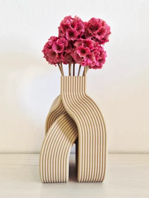 Square loop - ribbed vase — Фото 3 из 5