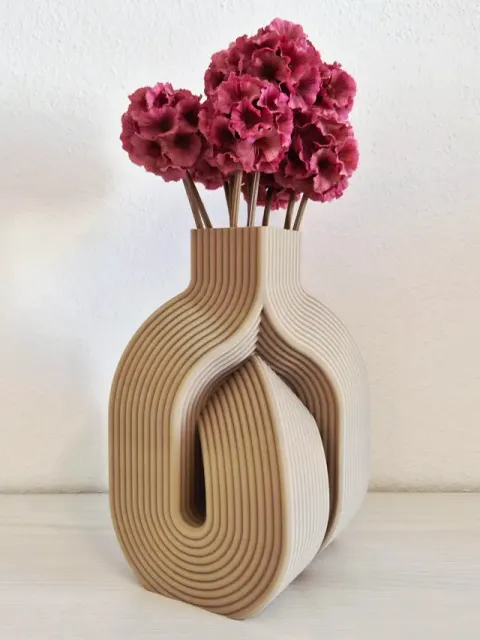 Square loop - ribbed vase — Фото 2 из 5