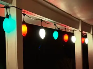 Faux Christmas Light Cover for LED Light Bulbs